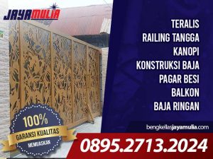 Tukang Las Pagar Rumah Stenlis Mewah