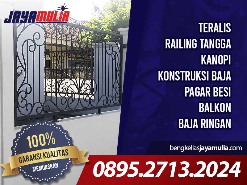 pagar stainless steel modern